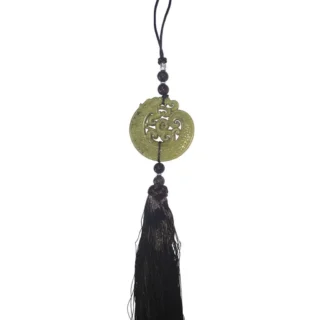 Oriental Jade Dragon, Talisman/Hanging - Image 5