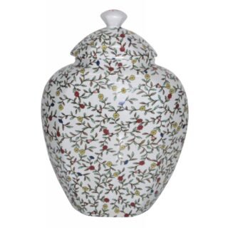 White Leafy Jar, Chinese Porcelain