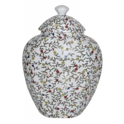 White Leafy Jar, Chinese Porcelain