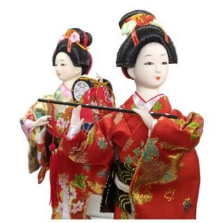Hand-crafted Japanese Musician Doll, 31cm - Image 2