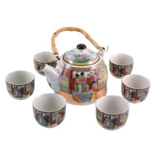 Palace Ladies Oriental Porcelain Tea Set