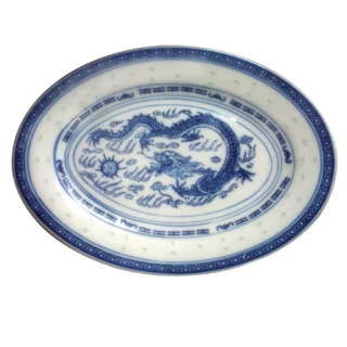 Rice Pattern Serving Plates Set - Image 3