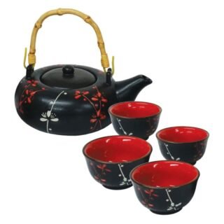 Blossom Sprig Oriental Porcelain Teaset