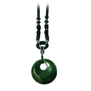 Jaspar Jade Disc Pendant