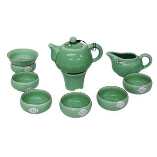 Koi Fish Oriental Porcelain Teaset