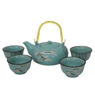 Maple Leaf Oriental Porcelain Teaset