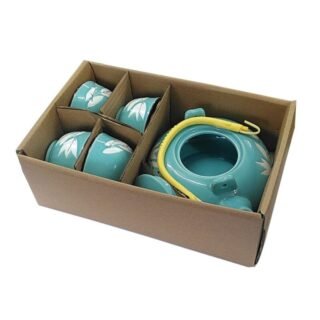 Maple Leaf Oriental Porcelain Teaset - Image 4