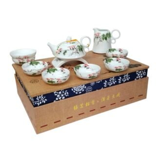 Morning Glory Oriental Porcelain Teaset - Image 5