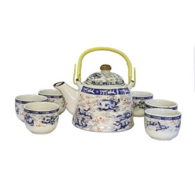 Nine Dragon Oriental Porcelain Teaset