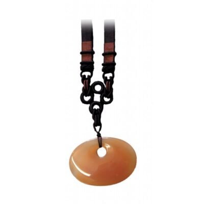 Natural Agate Oval Pendant