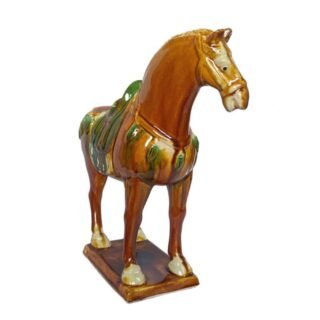 Oriental Tang Horse Sculpture - Image 3
