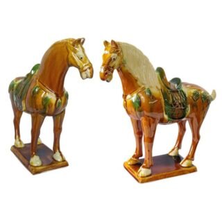 Oriental Tang Horse Sculpture - Image 4