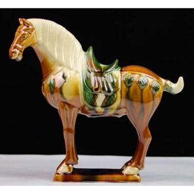 Oriental Tang Horse Sculpture