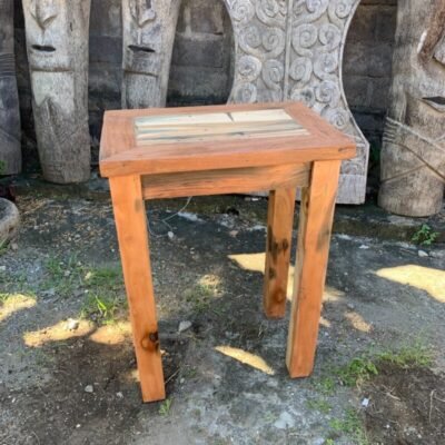 Tall Table - Display Stand, Recycled Wood