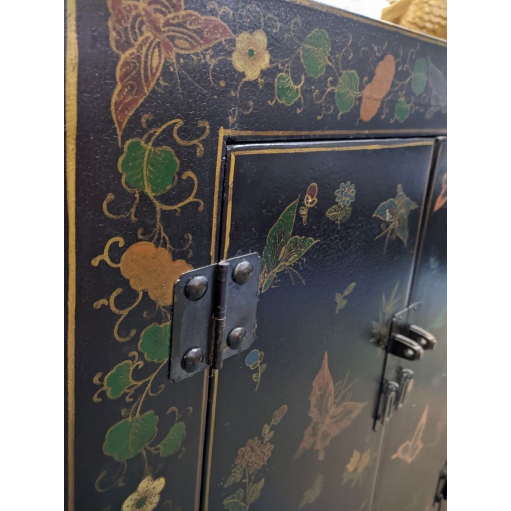 Oriental Cabinet, Butterfly Theme - Image 5