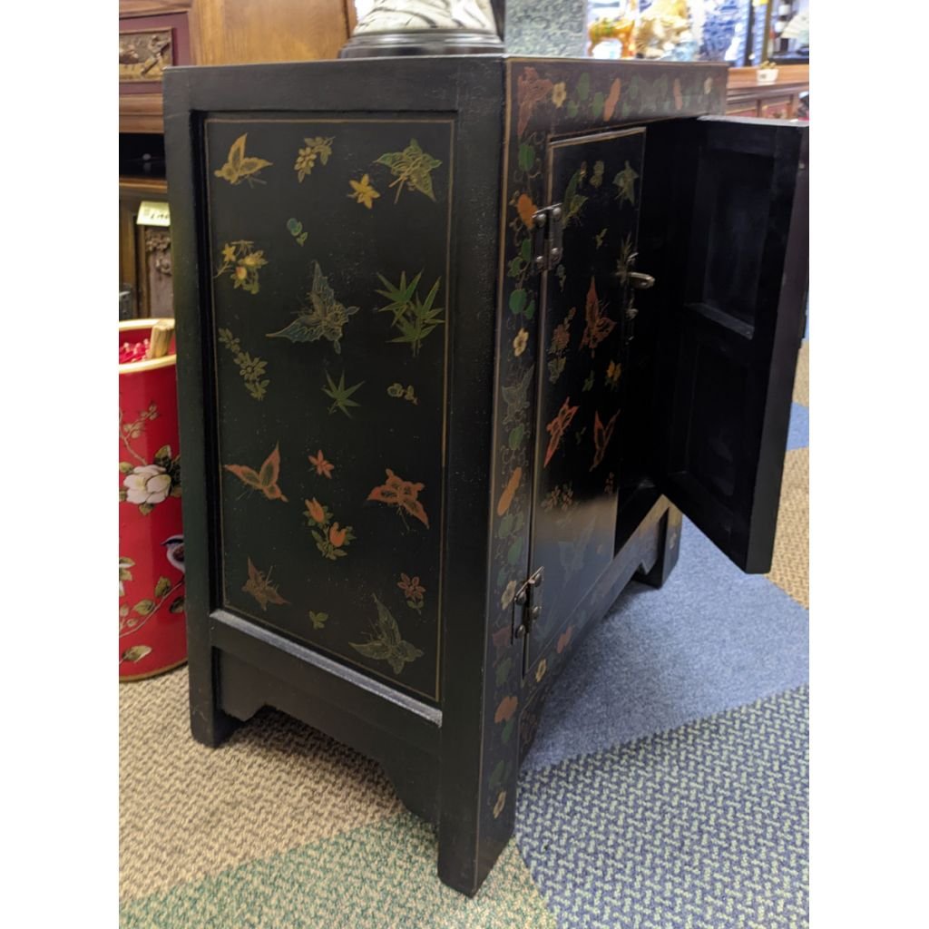 Oriental Cabinet, Butterfly Theme - Image 4