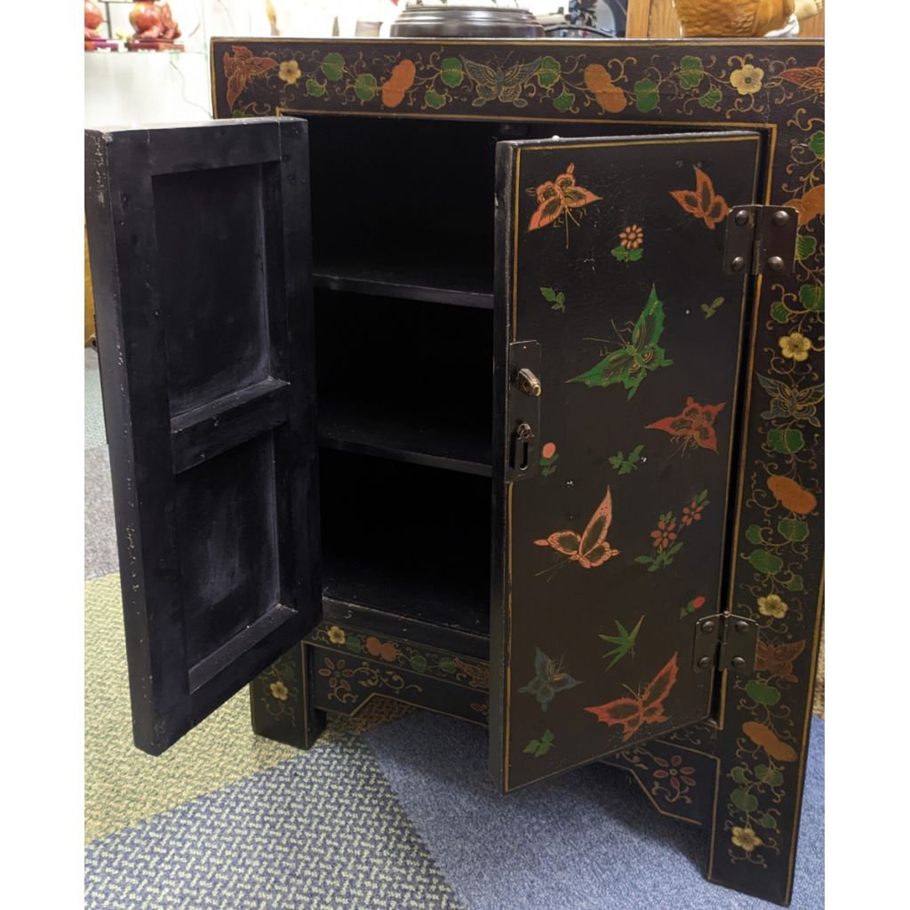 Oriental Cabinet, Butterfly Theme - Image 2